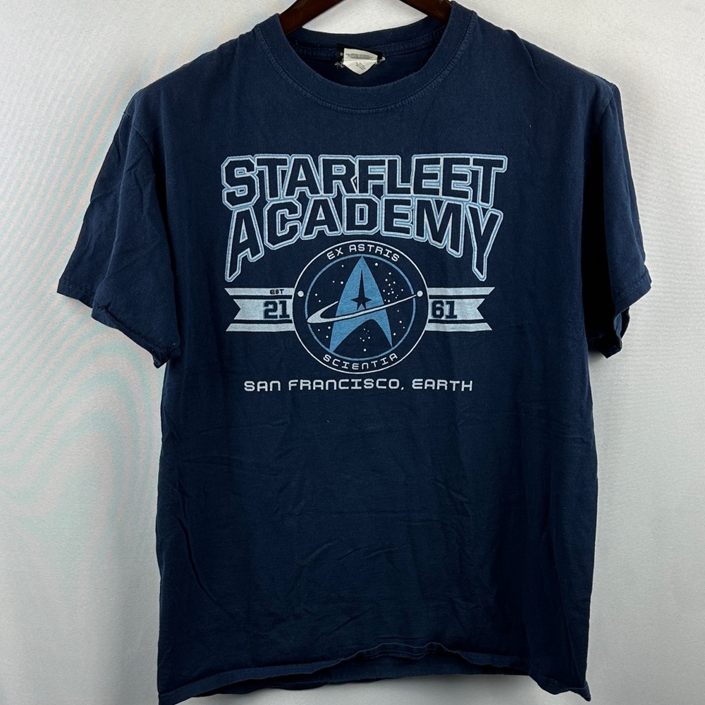 Jerzees Starfleet Academy Dark Blue T-Shirt
